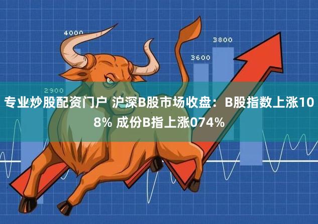 专业炒股配资门户 沪深B股市场收盘：B股指数上涨108% 成份B指上涨074%