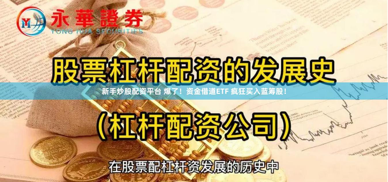 新手炒股配资平台 爆了！资金借道ETF 疯狂买入蓝筹股！